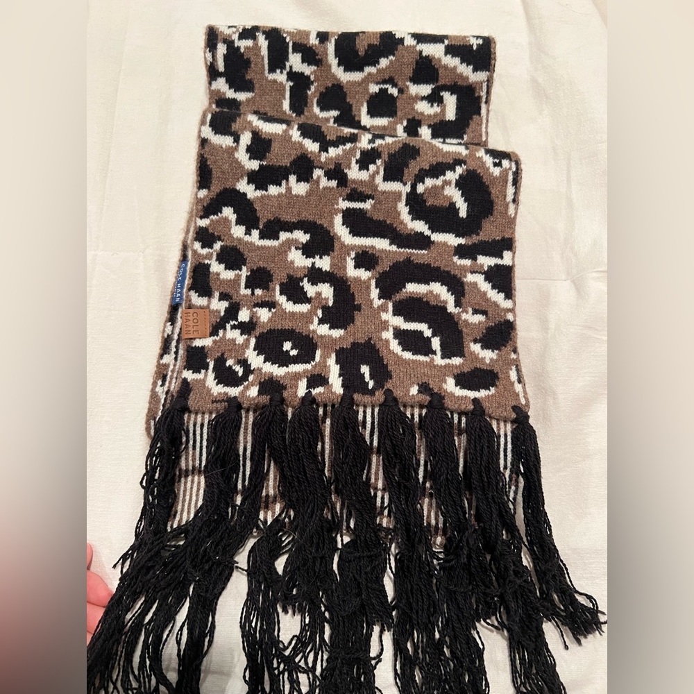 Cole Haan Leopard Scarf